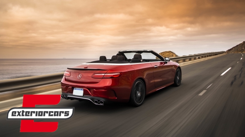 Difuzor zraka & nastavci auspuha E53 AMG dizajn / Mercedes E-klasa C238 Coupe A238 Cabrio AMG Sport Line (2016-2023), RDMBC238E53