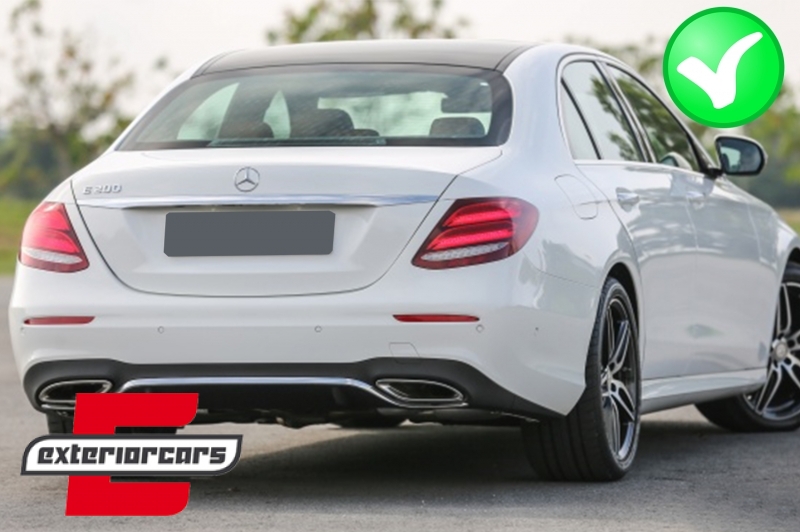 Difuzor zraka & nastavci auspuha E53 AMG Night paket dizajn / Mercedes E-klasa W213 (2016-2019), 37756