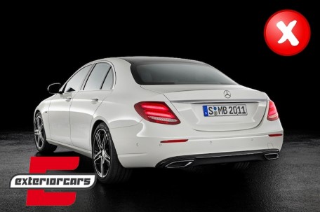 Difuzor zraka & nastavci auspuha E53 AMG Night paket dizajn / Mercedes E-klasa W213 (2016-2019), 37756