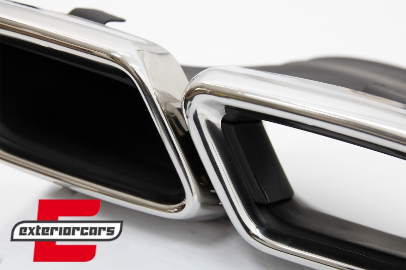 Difuzor zraka & nastavci auspuha E63 AMG dizajn (Chrome Edition) / Mercedes E-klasa W213 AMG Line (2016-2019), CORDMBW213C