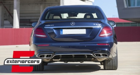 Difuzor zraka & nastavci auspuha E63 AMG dizajn (Chrome Edition) / Mercedes E-klasa W213 AMG Line (2016-2019), CORDMBW213C