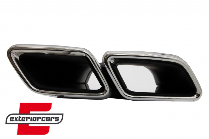 Difuzor zraka & nastavci auspuha E63 AMG dizajn (Chrome Edition) / Mercedes E-klasa W213 AMG Line (2016-2019), CORDMBW213C