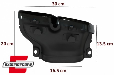 Difuzor zraka & nastavci auspuha E63 AMG dizajn (crna) / Mercedes E-klasa W213 S213 Standard (2016-2019), CORDMBW213ANCPBB
