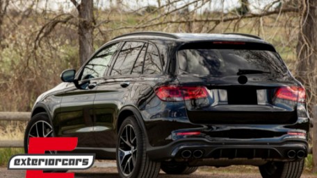 Difuzor zraka & nastavci auspuha GLC43 AMG dizajn (crna) / Mercedes GLC SUV X253 Facelift (2020-2022), RDMBGLC253F43B