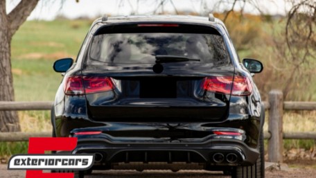 Difuzor zraka & nastavci auspuha GLC43 AMG dizajn (crna) / Mercedes GLC SUV X253 Facelift (2020-2022), RDMBGLC253F43B