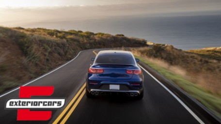 Difuzor zraka & nastavci auspuha GLC43 AMG dizajn / Mercedes GLC Coupe Facelift C253 (2020-), RDMBGLCC253F43C