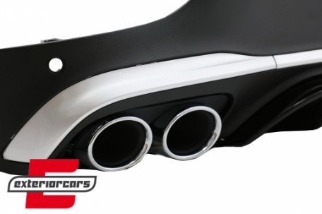 Difuzor zraka & nastavci auspuha GLC43 AMG dizajn / Mercedes GLC Coupe Facelift C253 (2020-), RDMBGLCC253F43C