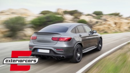 Difuzor zraka & nastavci auspuha GLC43 AMG dizajn Night paket / Mercedes GLC Coupe Facelift C253 (2020-), RDMBGLCC253F43B