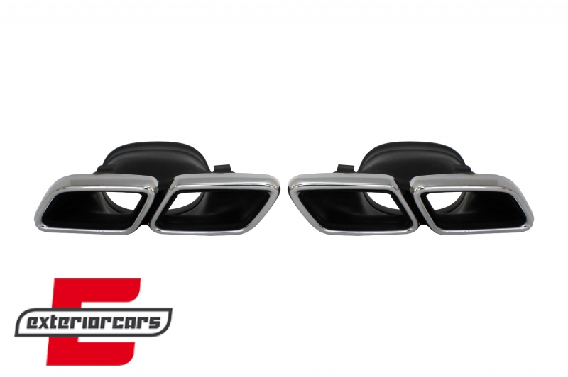 Difuzor zraka & nastavci auspuha GLC63
 AMG dizajn (chrome) / Mercedes GLC Coupe C253 Sport Line (2015-2019), RDMBGLC63C253S