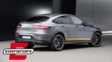 Difuzor zraka & nastavci auspuha GLC63 AMG dizajn (crna) / Mercedes GLC Coupe C253 Sport Line (2015-2019), 39759