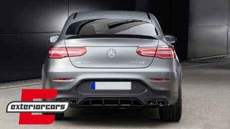 Difuzor zraka & nastavci auspuha GLC63 AMG dizajn (crna) / Mercedes GLC Coupe C253 Sport Line (2015-2019), 39759