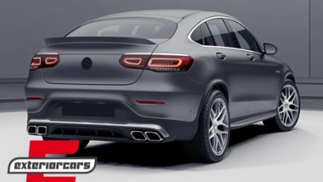 Difuzor zraka & nastavci auspuha GLC63 AMG dizajn / Mercedes GLC Coupe Facelift C253 (2020-), RDMBGLCC253F