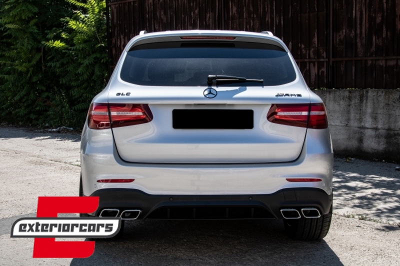 Difuzor zraka & nastavci auspuha GLC63 AMG dizajn / Mercedes GLC X253 SUV (2015-07.2019), 40019