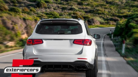 Difuzor zraka & nastavci auspuha GLC63 AMG dizajn Night paket / Mercedes GLC SUV X253 Facelift (2020-2022), 43414