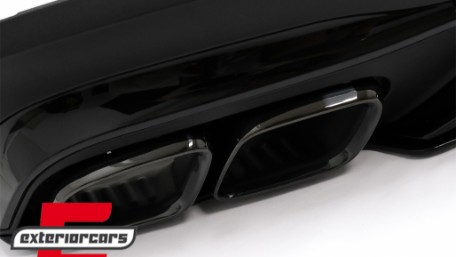 Difuzor zraka & nastavci auspuha GLC63 AMG dizajn Night paket / Mercedes GLC SUV X253 Facelift (2020-2022), 43414