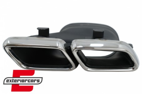 Difuzor zraka & nastavci auspuha GLE63 AMG dizajn (chrome) / Mercedes GLE Coupe C292 Sport Line (2015-2019), RDMBGLEC292