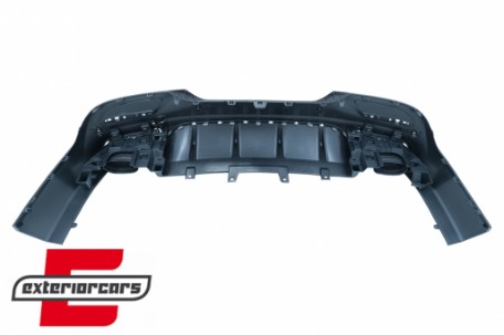 Difuzor zraka & nastavci auspuha GLE63 AMG dizajn (chrome) / Mercedes GLE Coupe C292 Sport Line (2015-2019), RDMBGLEC292