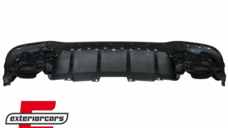 Difuzor zraka & nastavci auspuha GLE63 AMG dizajn (chrome) / Mercedes GLE W166 SUV Sport Line (2015-2018), RDMBGLEW166
