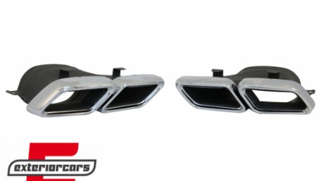 Difuzor zraka & nastavci auspuha GLE63 AMG dizajn / Mercedes GLE klasa W166 SUV Facelift (2015-2019), RDMBW166BC