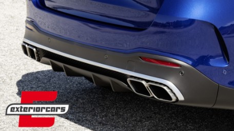 Difuzor zraka & nastavci auspuha GLE63 AMG dizajn / Mercedes GLE W167 SUV V167 Sport Line (2019-), RDMBGLE63W167
