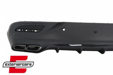 Difuzor zraka & nastavci auspuha GLE63 AMG dizajn Night paket / Mercedes GLE Coupe C292 Sport Line (2015-2019), RDMBGLEC292B