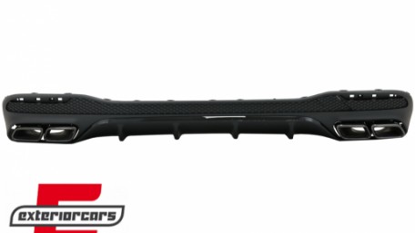 Difuzor zraka & nastavci auspuha GLE63 AMG dizajn (Night paket) / Mercedes GLE W166 SUV Sport Line (2015-2018), RDMBGLEW166B