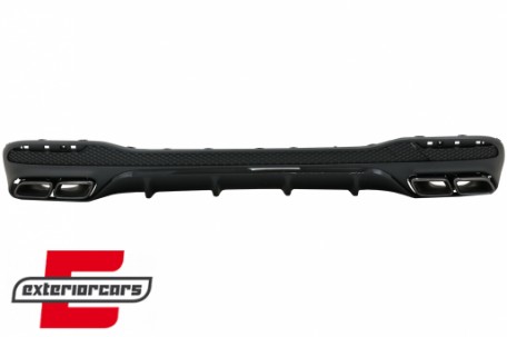 Difuzor zraka & nastavci auspuha GLE63 AMG dizajn (Night paket) / Mercedes GLE W166 SUV Sport Line (2015-2018), RDMBGLEW166B