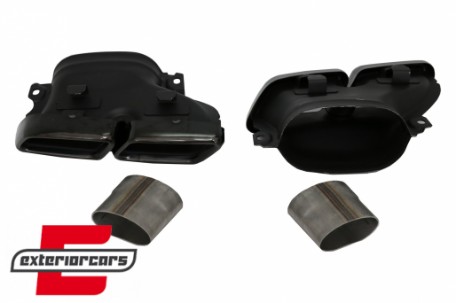 Difuzor zraka & nastavci auspuha GLE63 AMG dizajn (Night paket) / Mercedes GLE W166 SUV Sport Line (2015-2018), RDMBGLEW166B