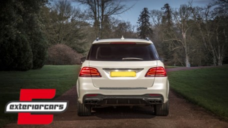 Difuzor zraka & nastavci auspuha GLE63 AMG dizajn (Night paket) / Mercedes GLE W166 SUV Sport Line (2015-2018), RDMBGLEW166B