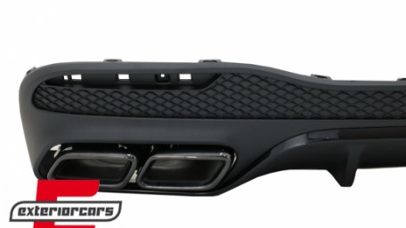 Difuzor zraka & nastavci auspuha GLE63 AMG dizajn (Night paket) / Mercedes GLE W166 SUV Sport Line (2015-2018), RDMBGLEW166B