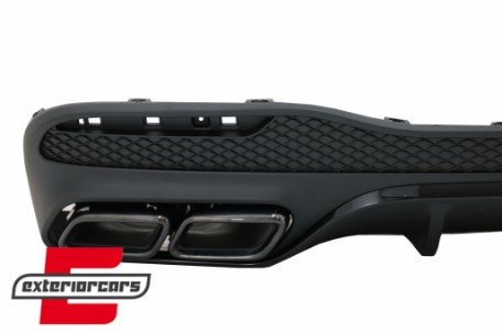 Difuzor zraka & nastavci auspuha GLE63 AMG dizajn (Night paket) / Mercedes GLE W166 SUV Sport Line (2015-2018), RDMBGLEW166B