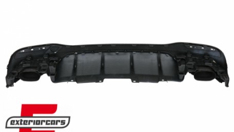 Difuzor zraka & nastavci auspuha GLE63 AMG dizajn (Night paket) / Mercedes GLE W166 SUV Sport Line (2015-2018), RDMBGLEW166B