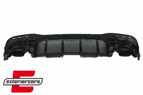 Difuzor zraka & nastavci auspuha GLE63 AMG dizajn (Night paket) / Mercedes GLE W166 SUV Sport Line (2015-2018), RDMBGLEW166B