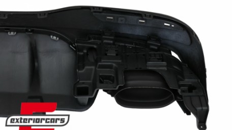 Difuzor zraka & nastavci auspuha GLE63 AMG dizajn (Night paket) / Mercedes GLE W166 SUV Sport Line (2015-2018), RDMBGLEW166B