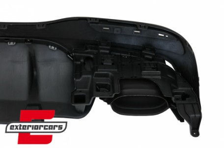 Difuzor zraka & nastavci auspuha GLE63 AMG dizajn (Night paket) / Mercedes GLE W166 SUV Sport Line (2015-2018), RDMBGLEW166B
