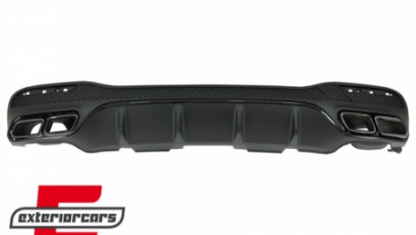 Difuzor zraka & nastavci auspuha GLE63 AMG dizajn (Night paket) / Mercedes GLE W166 SUV Sport Line (2015-2018), RDMBGLEW166B