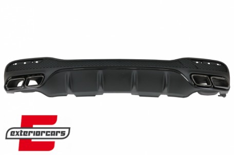 Difuzor zraka & nastavci auspuha GLE63 AMG dizajn (Night paket) / Mercedes GLE W166 SUV Sport Line (2015-2018), RDMBGLEW166B