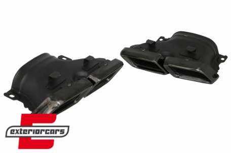 Difuzor zraka & nastavci auspuha GLE63 AMG dizajn (Night paket) / Mercedes GLE W166 SUV Sport Line (2015-2018), RDMBGLEW166B
