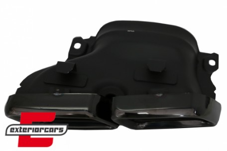 Difuzor zraka & nastavci auspuha GLE63 AMG dizajn (Night paket) / Mercedes GLE W166 SUV Sport Line (2015-2018), RDMBGLEW166B