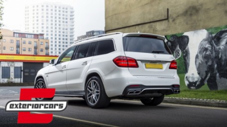 Difuzor zraka & nastavci auspuha GLS63 AMG dizajn / Mercedes GLS klasa X166 SUV Facelift (09.2015-2019), RDMBX166GLS