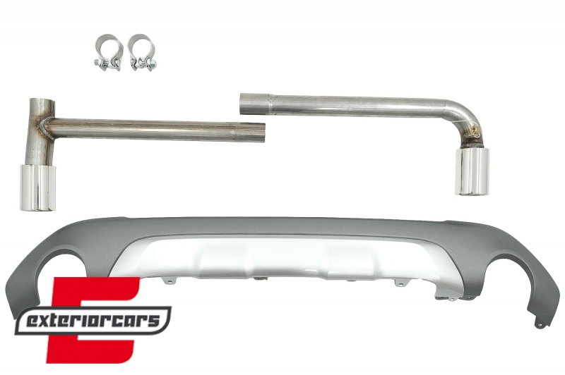 Difuzor zraka & nastavci auspuha M Sport dizajn / BMW X1 SUV F48 (06.2015-2019), RDBMX1F48MP