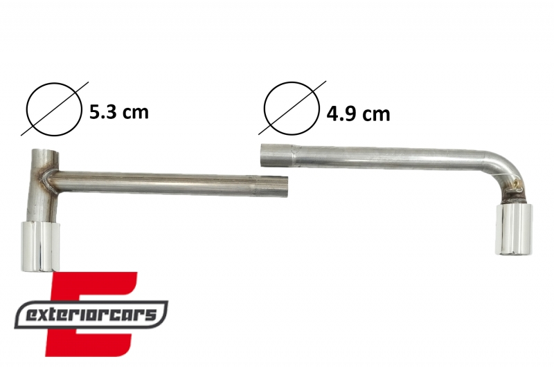 Difuzor zraka & nastavci auspuha M Sport dizajn / BMW X1 SUV F48 (06.2015-2019), RDBMX1F48MP