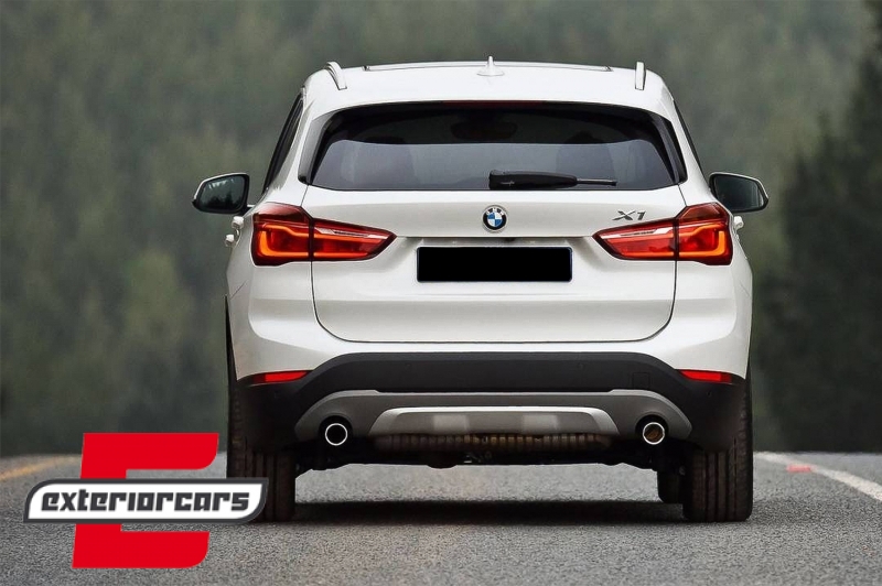 Difuzor zraka & nastavci auspuha M Sport dizajn / BMW X1 SUV F48 (06.2015-2019), RDBMX1F48MP