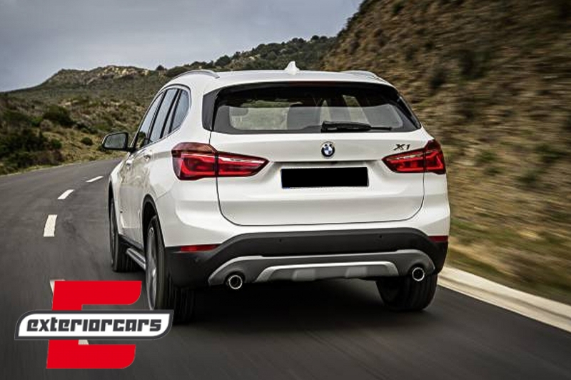 Difuzor zraka & nastavci auspuha M Sport dizajn / BMW X1 SUV F48 (06.2015-2019), RDBMX1F48MP