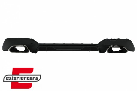 Difuzor zraka & nastavci auspuha M340i M look (chrome) / BMW serije 3 G20 G28 limuzina G21 karavan (2018-06.2022), RDBMG20MPS