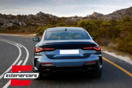 Difuzor zraka & nastavci auspuha M440i dizajn (crna) / BMW serije 4 G22 G23 M Sport (2020-), 41578
