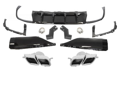 Difuzor zraka & nastavci auspuha R dizajn / VW Arteon Facelift (2020-2024), ZTVW19