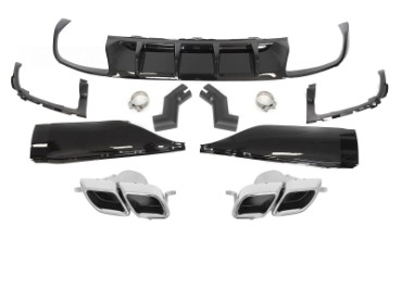 Difuzor zraka & nastavci auspuha R dizajn / VW Arteon Facelift (2020-2024), ZTVW19
