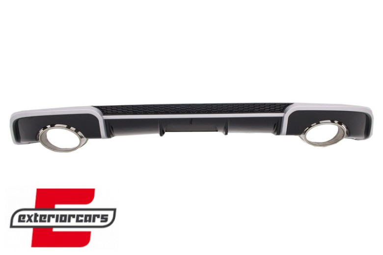 Difuzor zraka & nastavci auspuha RS3 dizajn / Audi A3 8V Hatchback Sportback (2012-2015), RDAUA38VRSH
