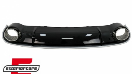 Difuzor zraka & nastavci auspuha RS4 dizajn / Audi A4 B8 limuzina karavan (2007-2011), RDAURS4